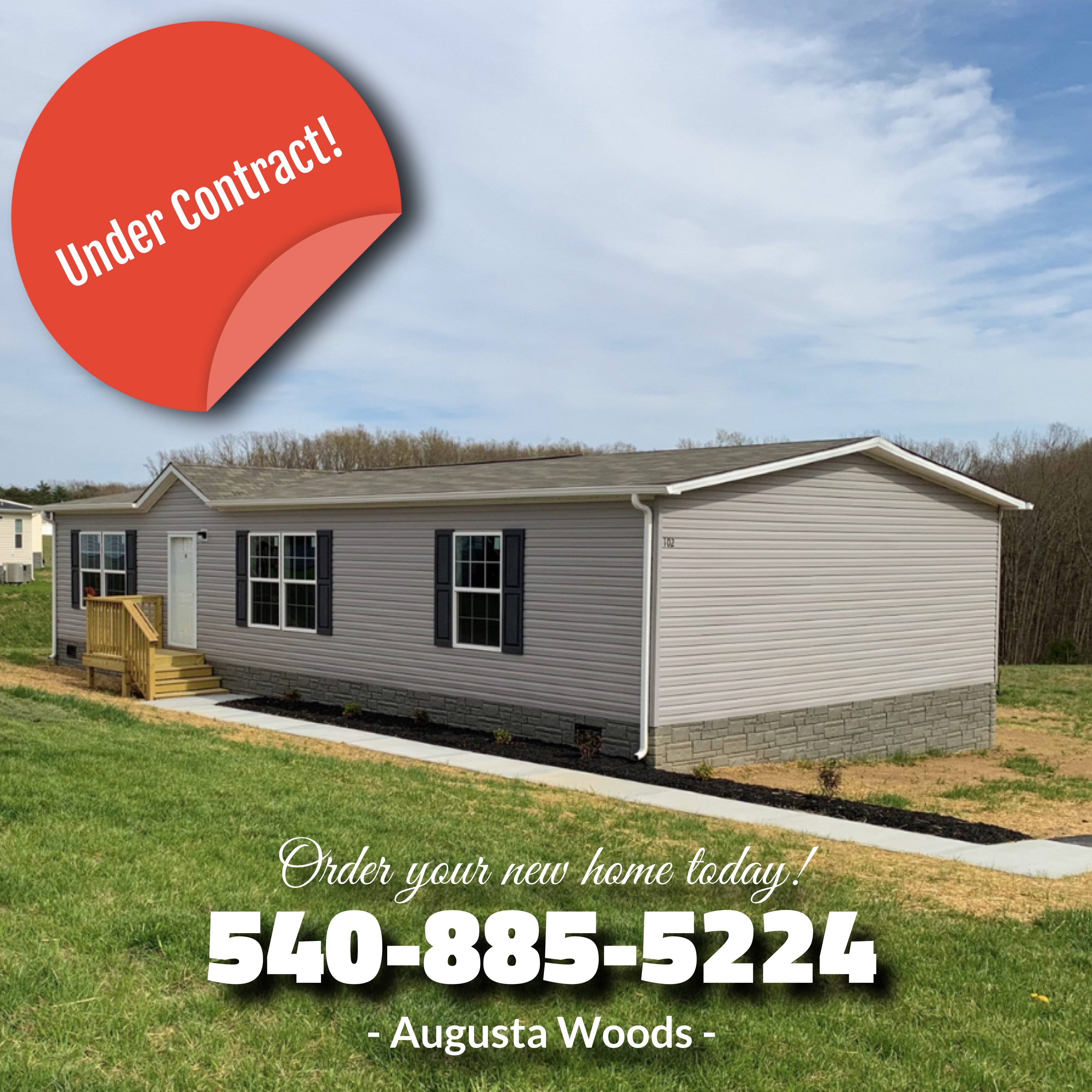 AW124 Eagle Under Contract Augusta Woods Mobile Homes in Staunton